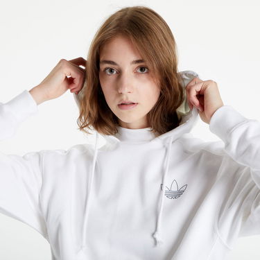 Mikina adidas Originals Crop Hoodie Biela | hk5170, 4