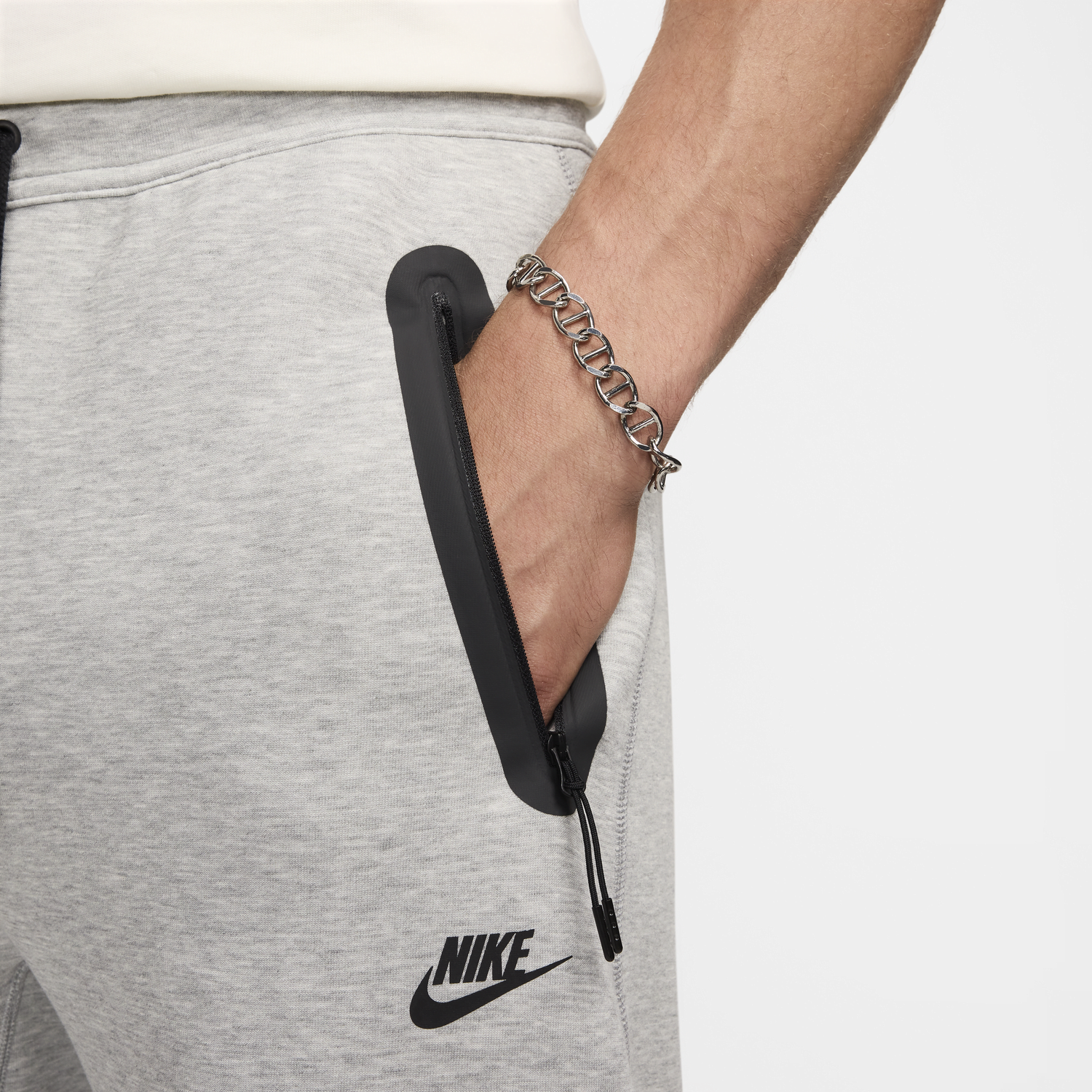 Tepláky Nike Tech Fleece Cuffless Pants Šedá | HJ6533-063, 1