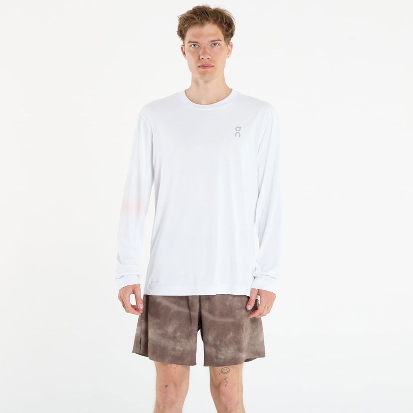 Tričko On Running Long Sleeve Training Graphic Tee Biela | 1MF30510069
