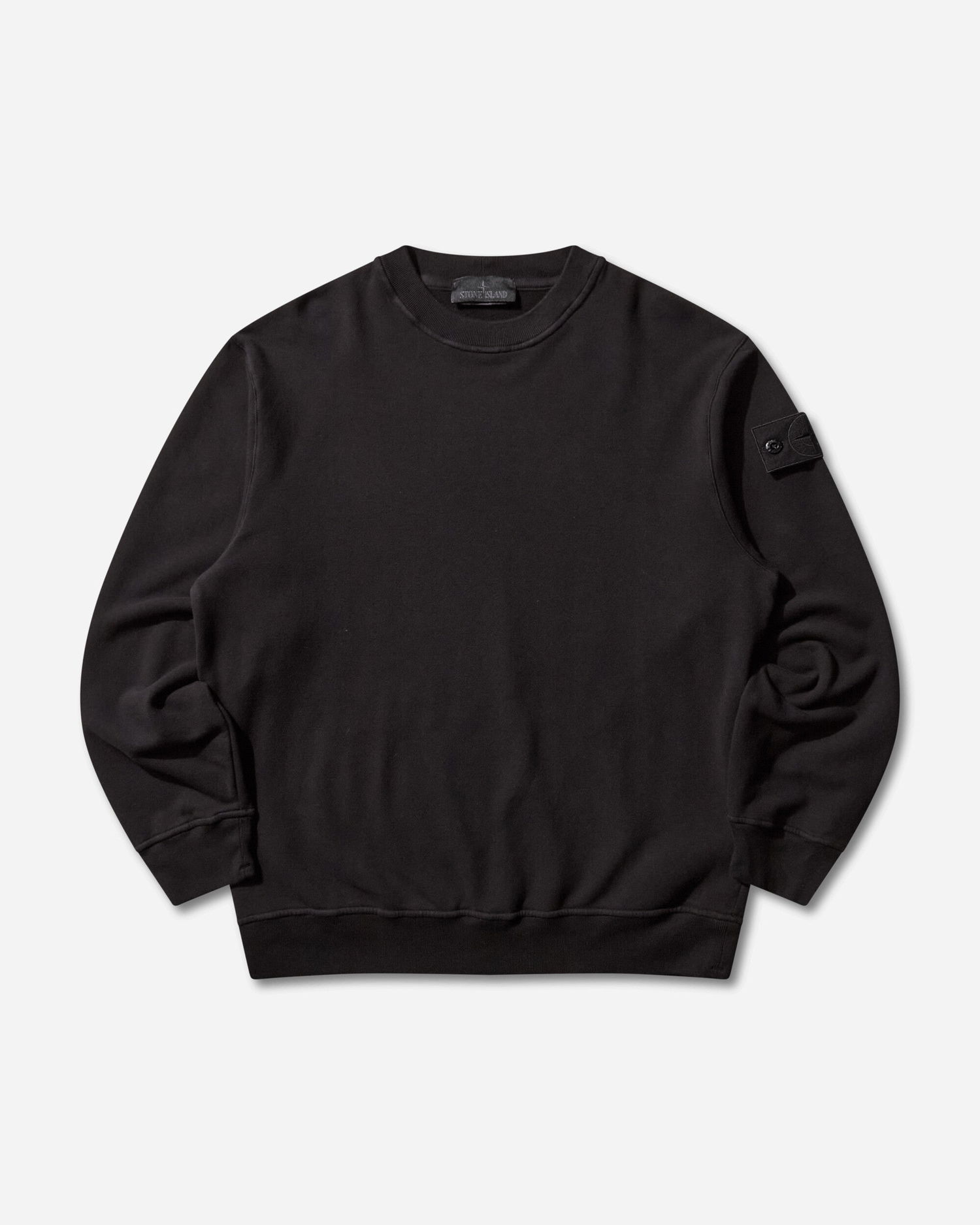 Mikina Stone Island Ghost Stretch Cotton Fleece Crewneck Sweatshirt Čierna | K2S15-6100069-S0F28 V0029, 1