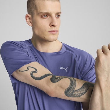 Tričko Puma CLOUDSPUN Men's Running T-Shirt Fialová | 526629_46, 1