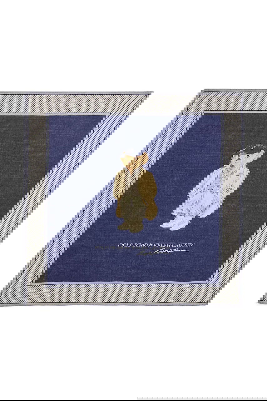 Šál Polo by Ralph Lauren Polo Ralph Lauren Bear Pocket Square Modrá | 455981446, 0