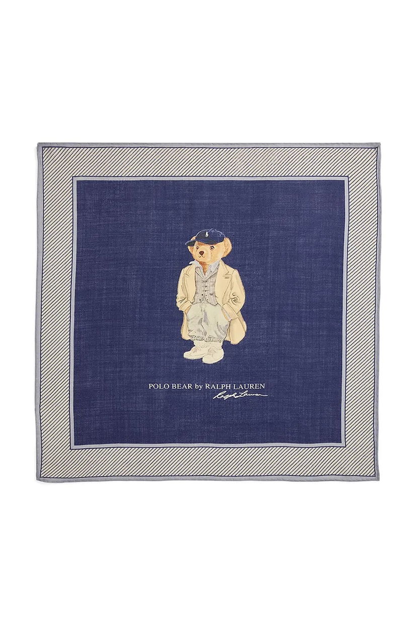Šál Polo by Ralph Lauren Polo Ralph Lauren Bear Pocket Square Modrá | 455981446