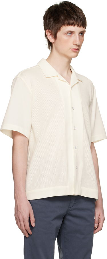 Košeľa rag & bone Rag & Bone Avery Knitted Shirt Biela | MBC23PT003MS03, 1
