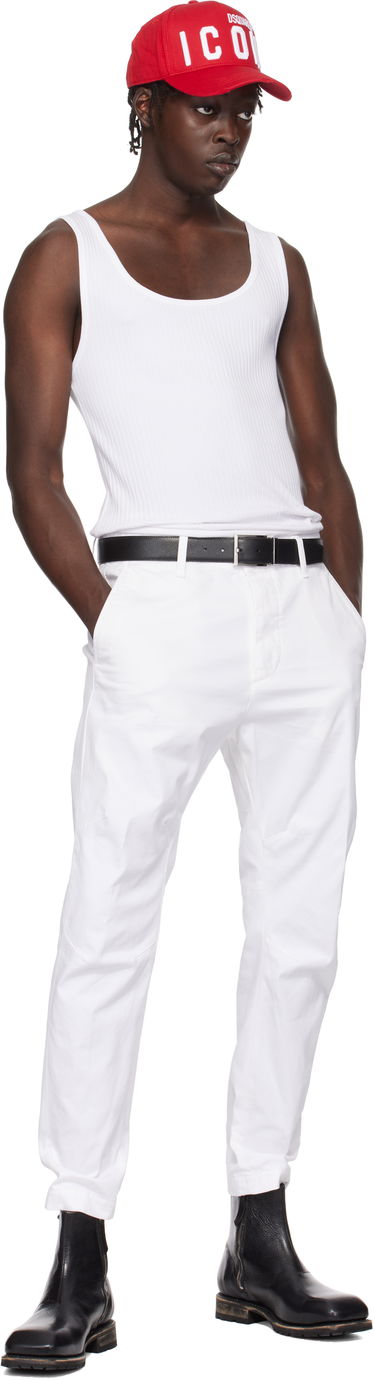 Nohavice DSQUARED2 Dsquared2 Chino Trousers Biela | S74KB0819_S39021, 3
