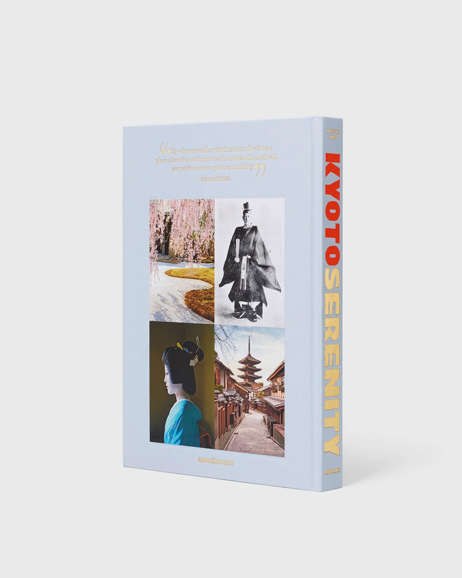 Kniha a časopis ASSOULINE Art & Design Book Kyoto Serenity Modrá | 9781649803528, 1