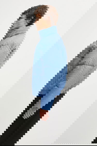 Prešívaná bunda DAILY PAPER Renako Monogram Puffer Winter Oversize Jacket Modrá | 2521063, 1