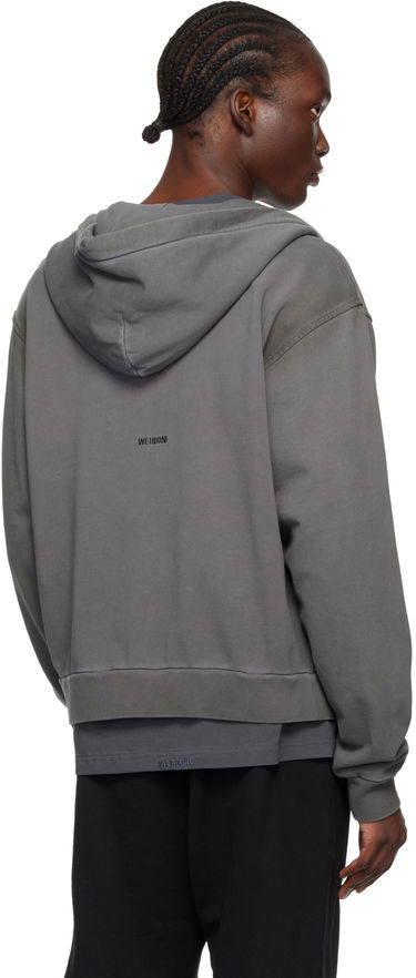Mikina We11done Zip Hoodie Šedá | WD-TJ2-24-812-U-CH, 2