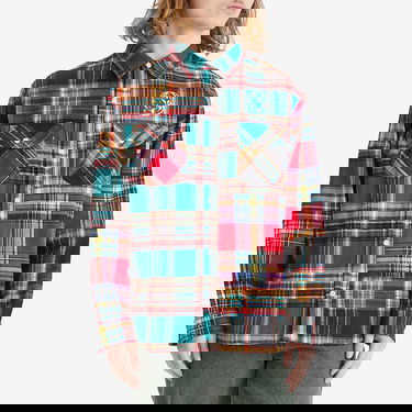 Košeľa BILLIONAIRE BOYS CLUB Billionaire Boys Club Patchwork Check Shirt, Size Large Rôznofarebný | B25126-MUL, 2