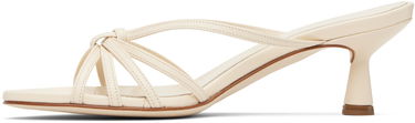 Oblečenie Aeyde Aeyde Abby Leather Mules Béžová | A11-HS-PRAR55ST141-SS25-100-007, 2