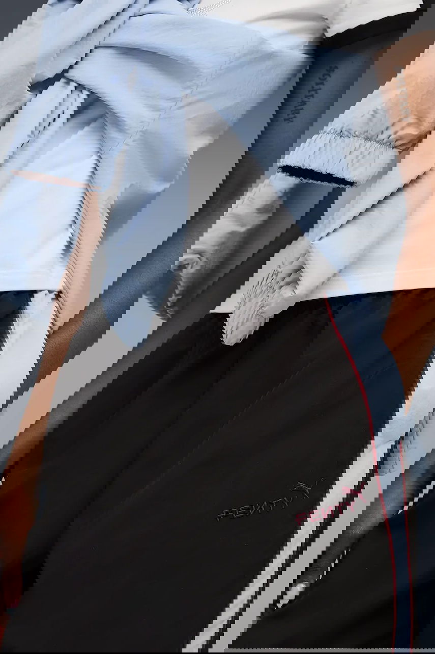 Tepláky Puma FENTY High Waist Flared Track Pants Čierna | 635543, 1