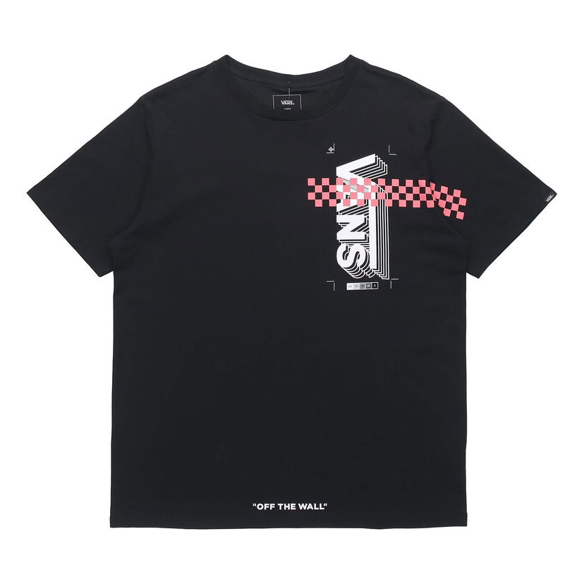 Tričko Vans Logo Printing Graphic Short Sleeve T-Shirt Čierna | VN0A4P43BLK