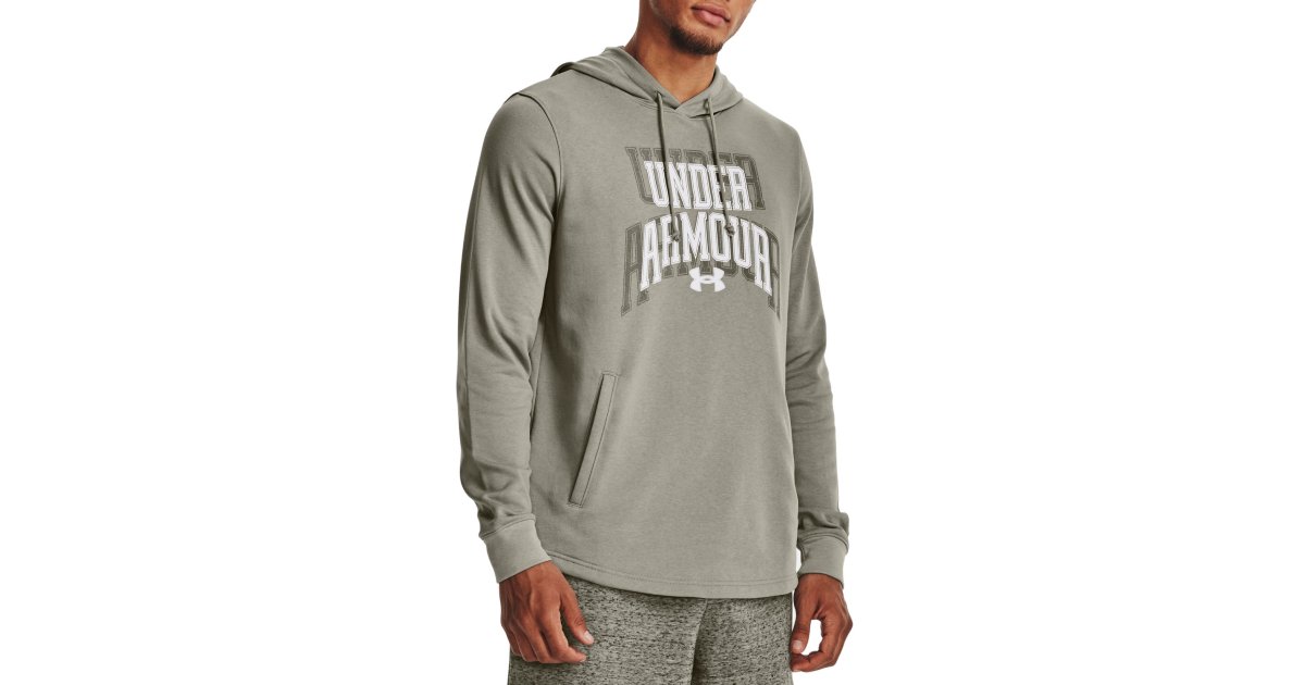 Mikina Under Armour Rival Terry Graphic Hoodie Šedá | 1379766-504, 1