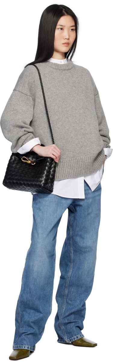 Taška cez rameno Bottega Veneta Green Small Andiamo Top Handle Bag Čierna | 766014 VCPP1, 3
