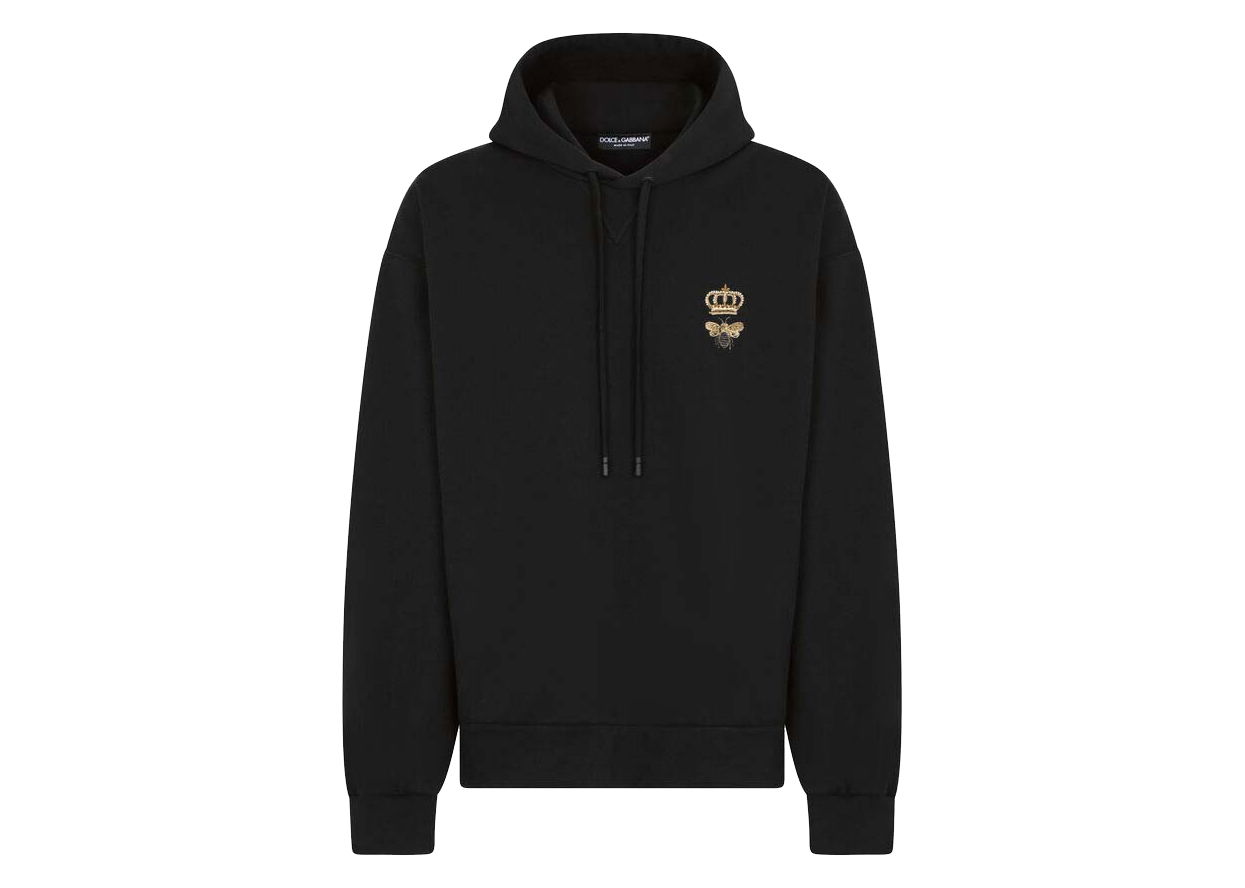 Mikina Dolce & Gabbana Jersey Embroidery Hoodie Black Čierna | G9VC8ZHU7H9N0000, 0