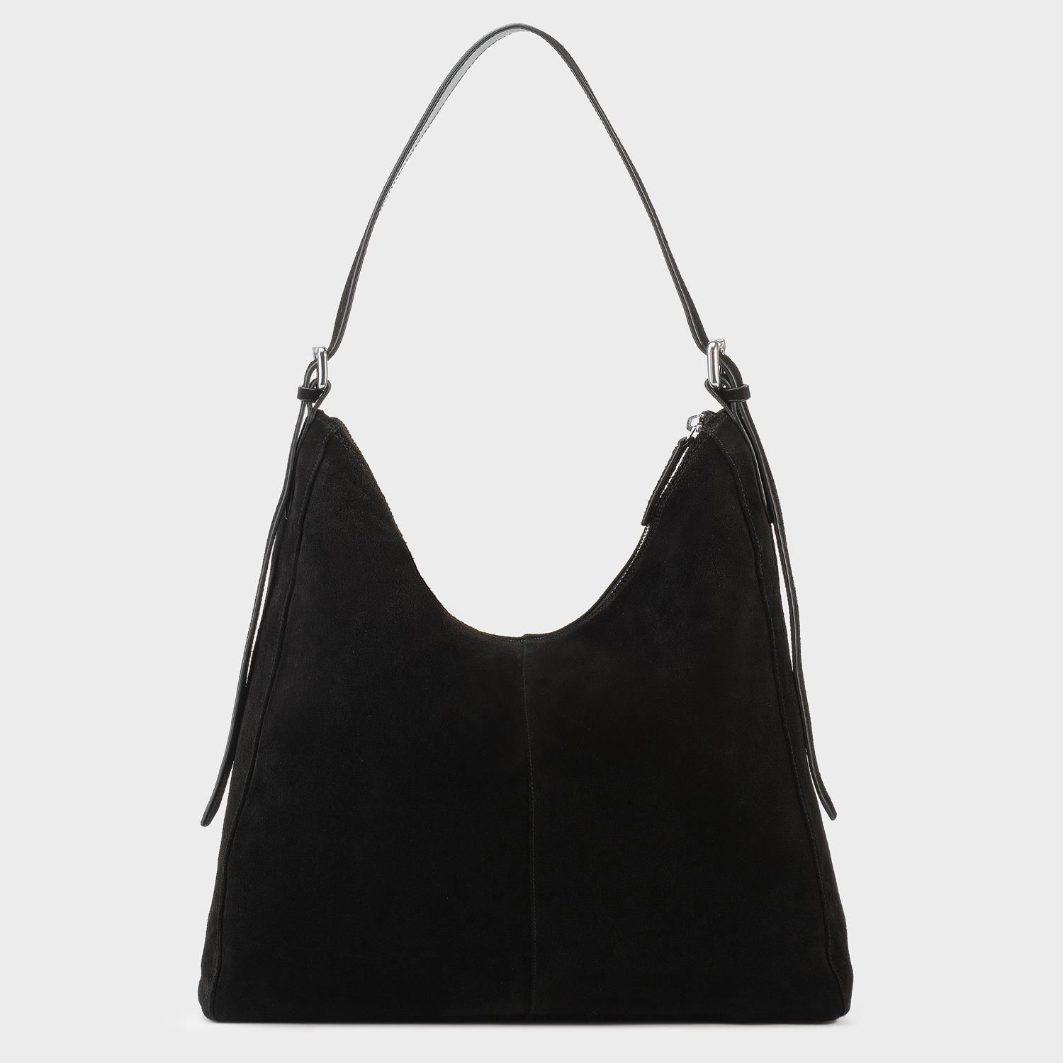 Taška cez rameno Vagabond Vagabond Hilo Suede Shoulder Bag Čierna | BN02-040-20, 0