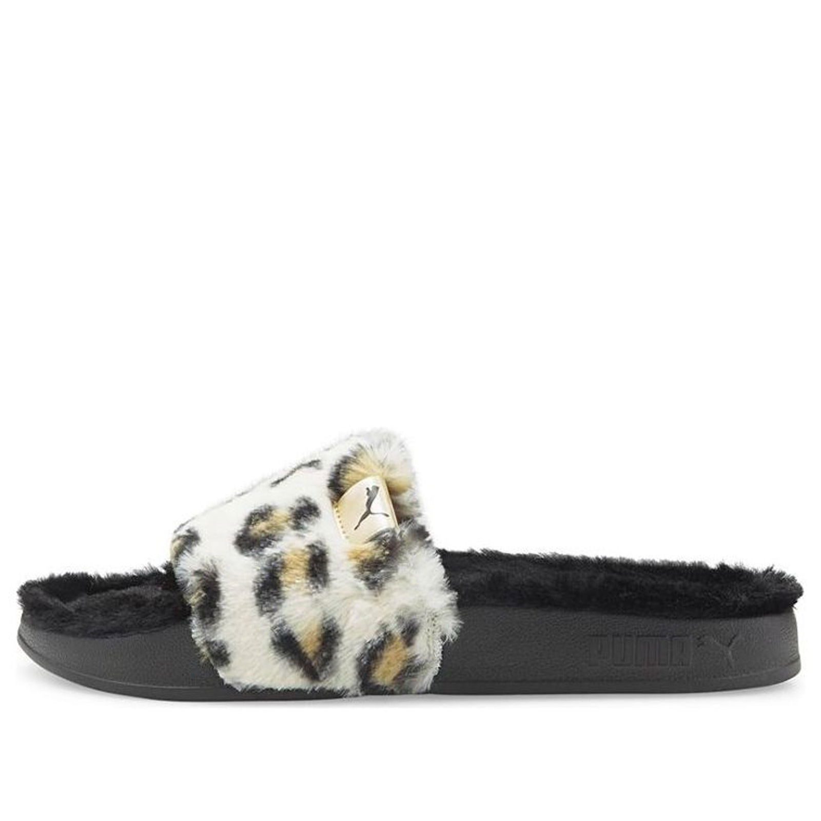 Leadcat 2.0 Faux Fur Leopard Slides