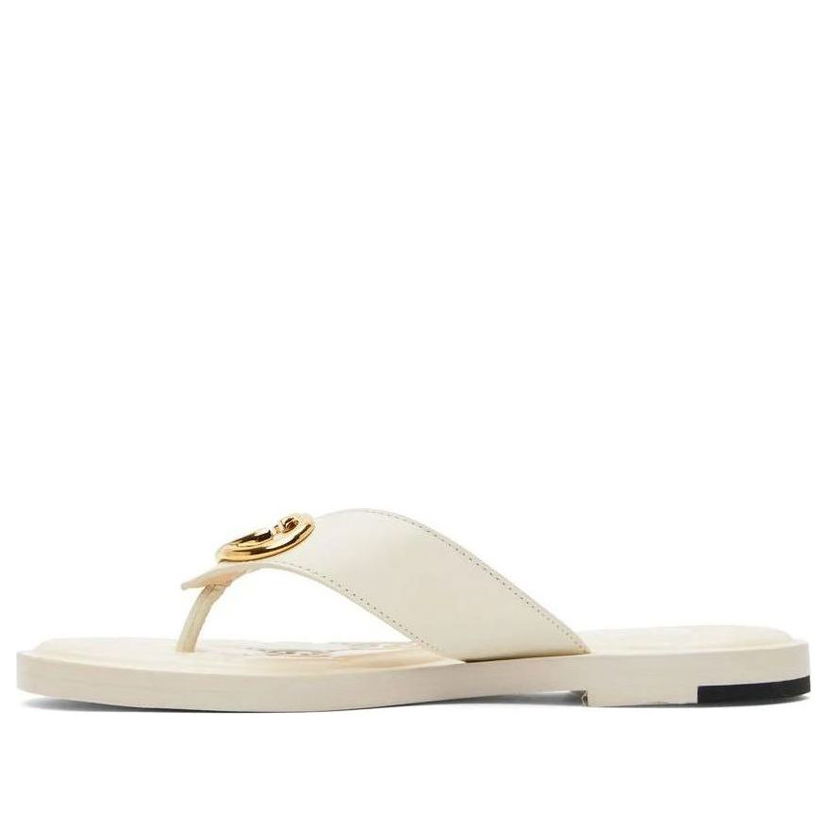 Tenisky a topánky Gucci Interlocking G Thong Sandal Biela | 695207-A3N00-9022