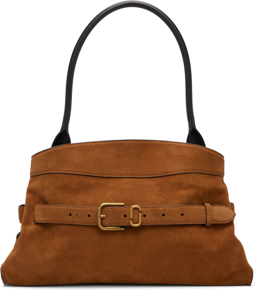Kabelka Marc Jacobs Suede Dakota Buckle Top Handle Satchel Hnedá | 2F5HSC009H01