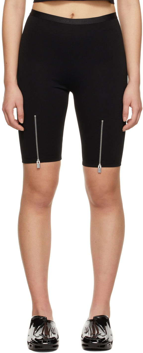 Biker Shorts With Zippers