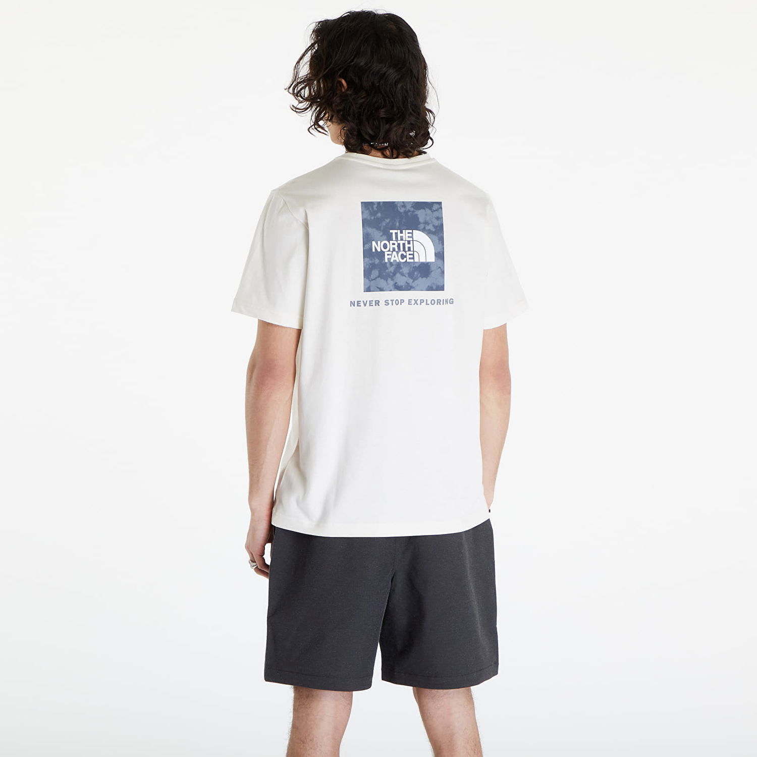 Tričko The North Face S/S Redbox Tee White Dune/ Blue Biela | NF0A87NPY1I1, 1