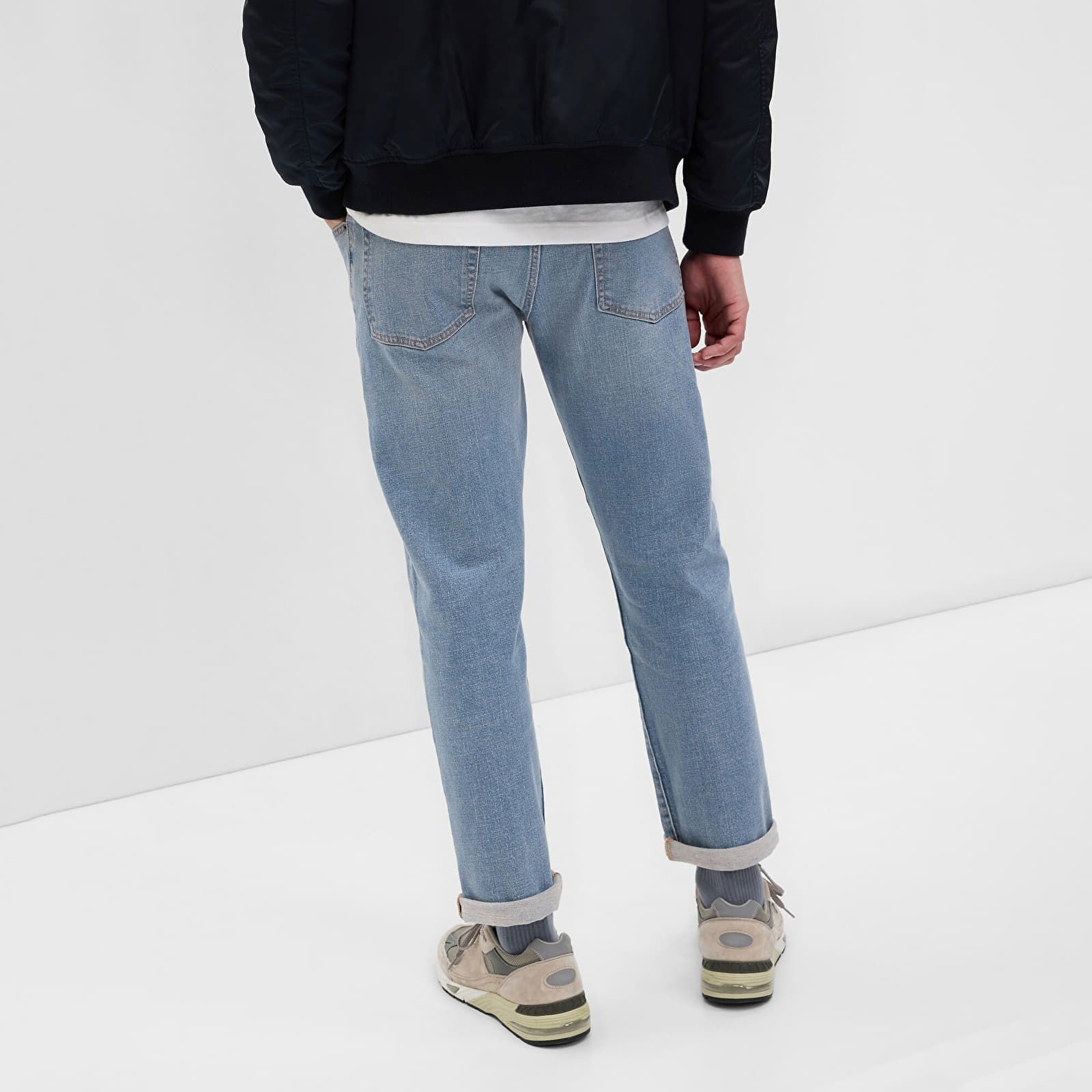 Denim Pants Straight Light Wash