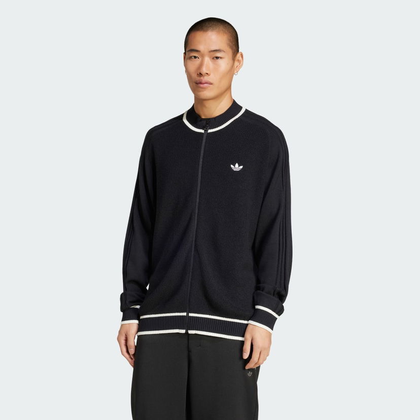 Sveter adidas Performance Premium Full-Zip Sweater Čierna | JD3403