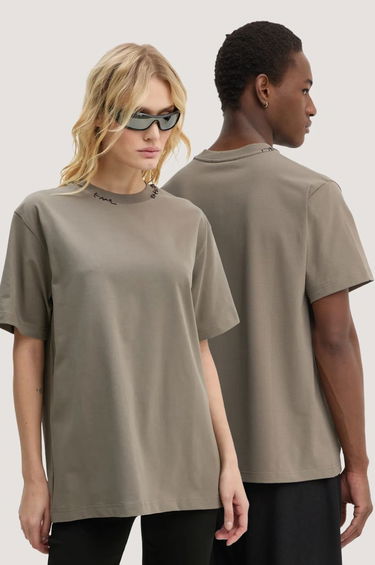 Tričko HELIOT EMIL Oversized T-Shirt Zelené | AW24.M.09.127.DG23, 0