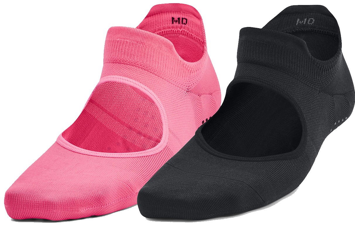 Ponožky Under Armour Breathe Balance Ballet Yoga Socks 2-pack Ružová | 1373336-001, 0