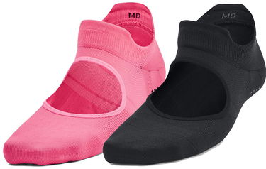 Ponožky Under Armour Breathe Balance Ballet Yoga Socks 2-pack Ružová | 1373336-001, 0
