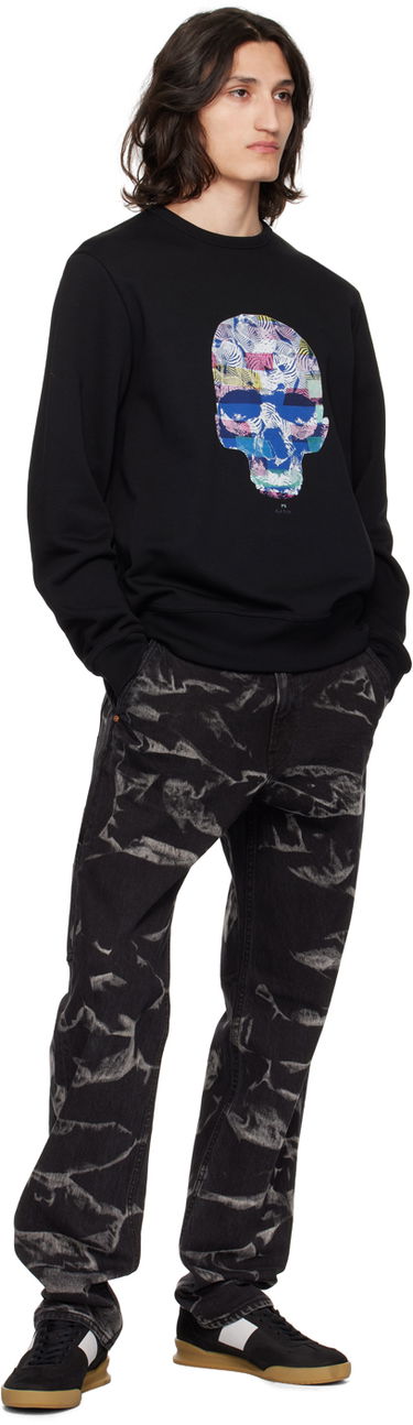 Mikina Paul Smith PS Paul Smith Zebra Skull Sweatshirt Čierna | M2R-732Y-MP4539-79, 3