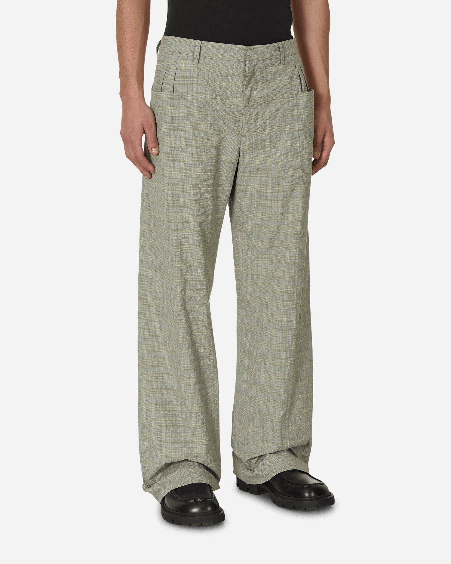 Nohavice KIKO KOSTADINOV Orma Reversible Trousers Zelené | KKSS23T07-24  001, 0