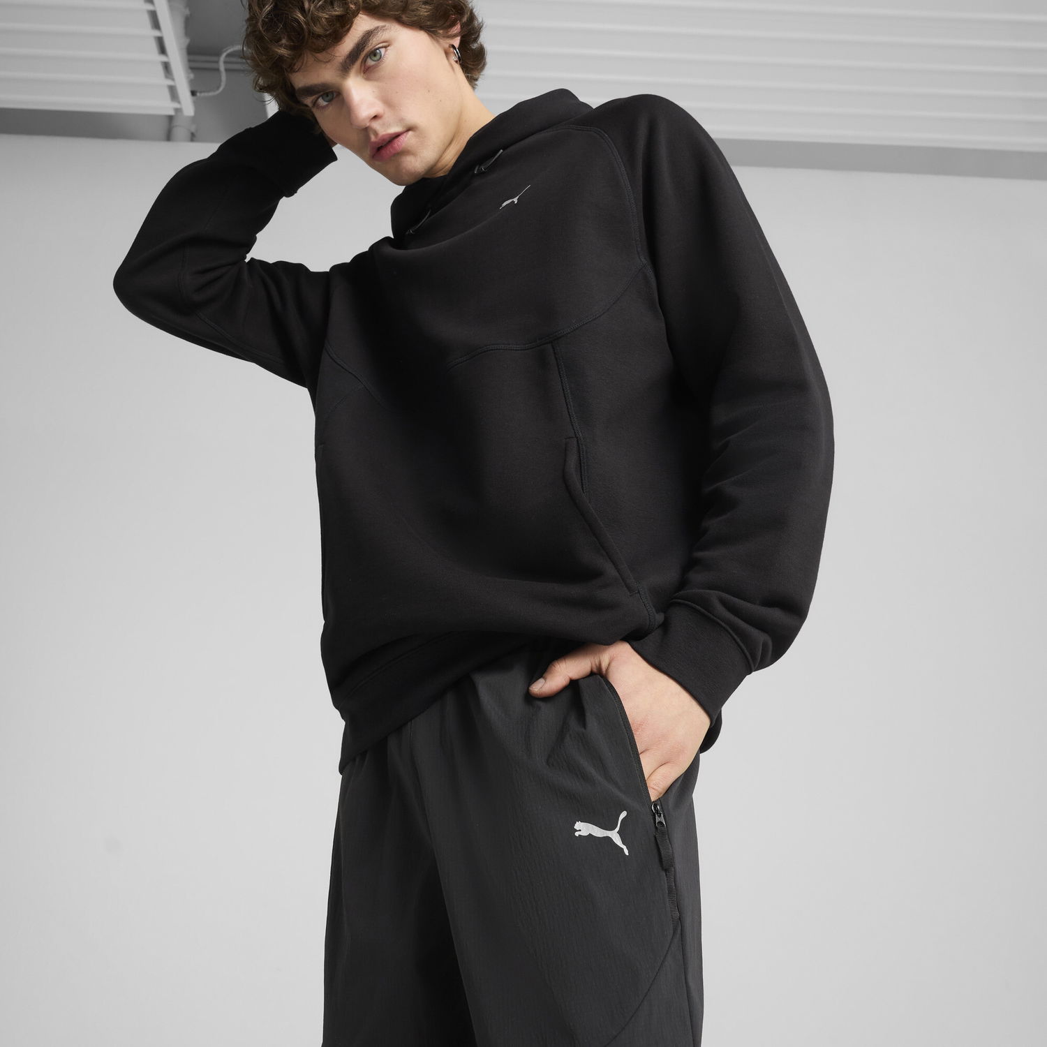 Tepláky Puma PUMATECH Cargo Relaxed Fit Pants Čierna | 629683_01, 1
