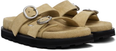 Oblečenie Jil Sander Jil Sander Pin-Buckle Suede Sandals Béžová | J44WP0026_P8213, 3