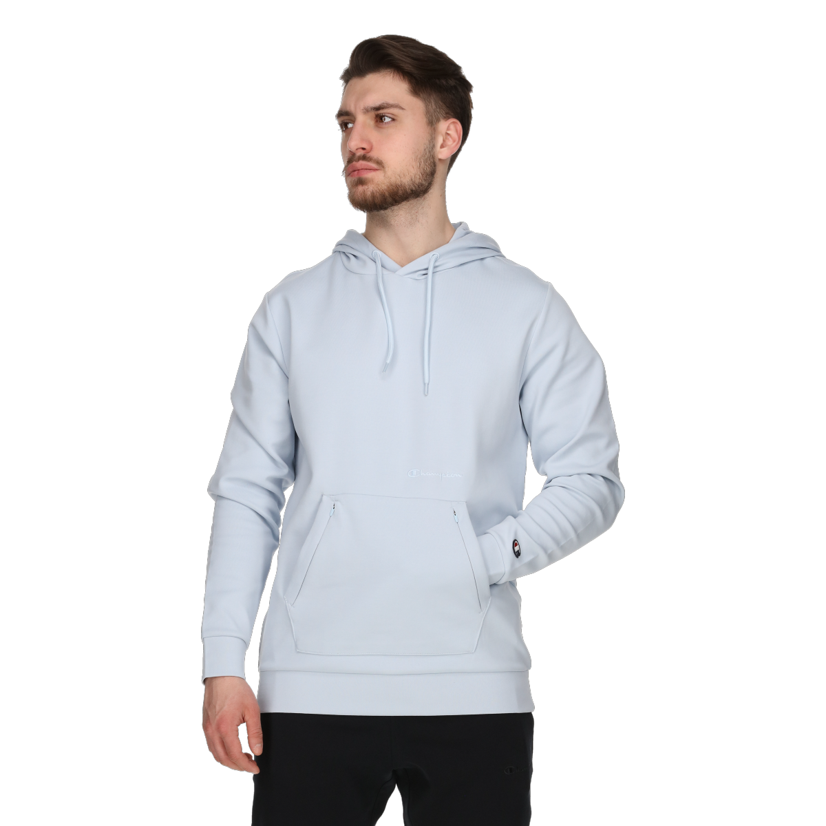 Mikina Champion Hooded Sweatshirt Modrá | 221534-BS040, 0