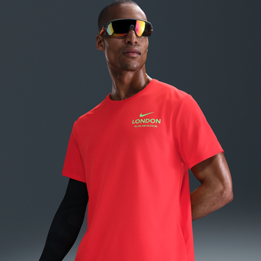Tričko Nike Nike Miler Running T-Shirt Červená | IF5753-696, 0