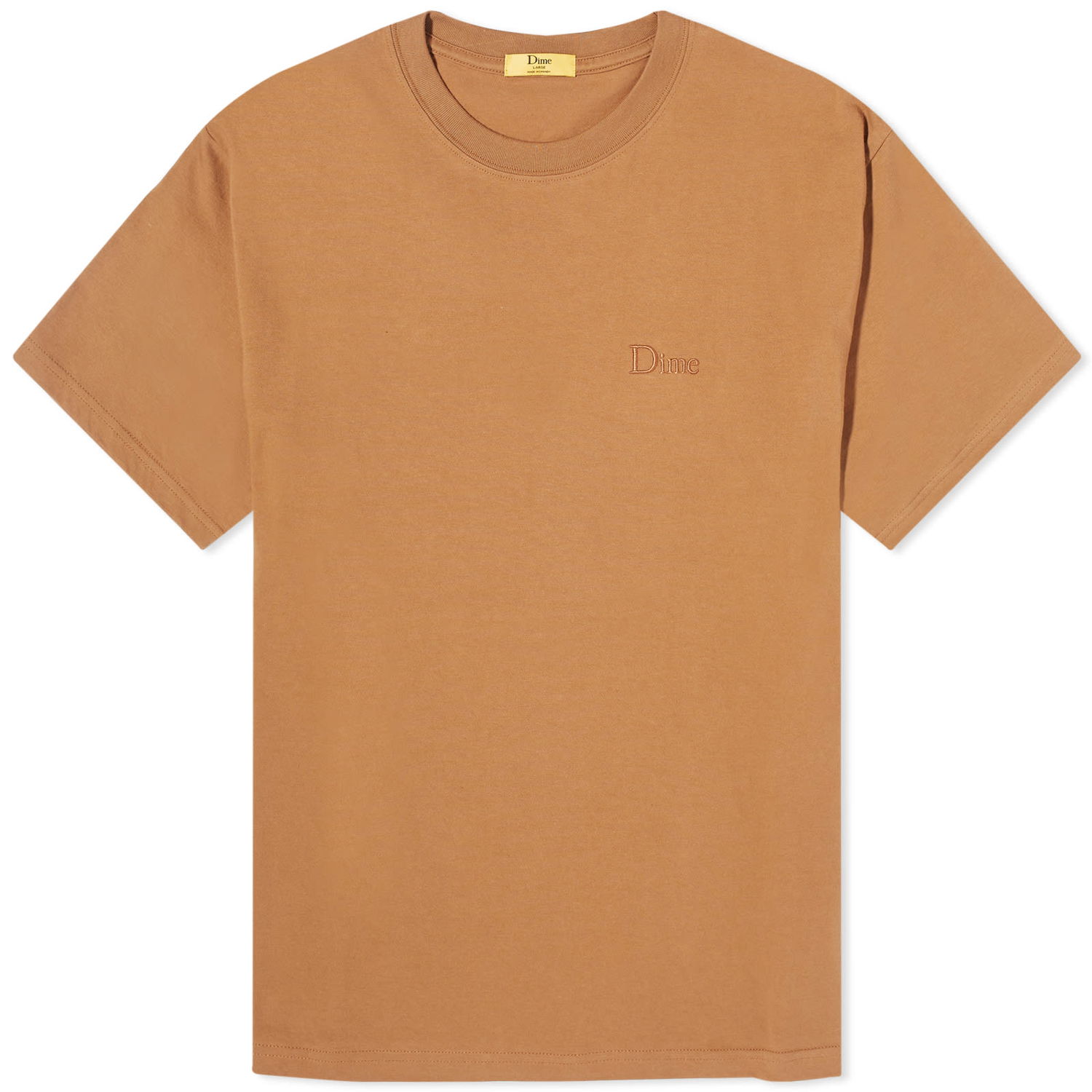 Tričko Dime Classic Small Logo T-Shirt Hnedá | DIME23D1F20-CAP, 0
