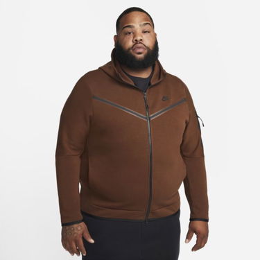 Mikina Nike Hoodie Sportswear Tech Fleece Hnedá | cu4489-259, 5