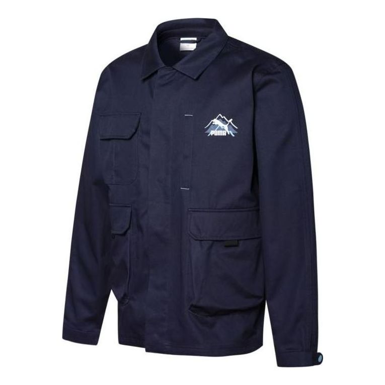 Košeľa Puma Camping Mountain Cargo Jacket Modrá | 537423-43, 0