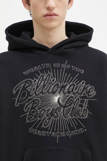 Mikina BILLIONAIRE BOYS CLUB Script Logo Chainstitch Popover Hoodie Čierna | B24448, 3