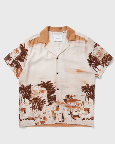 Košeľa Les Deux Coastal AOP SS Shirt Béžová | LDM401079-738738, 2