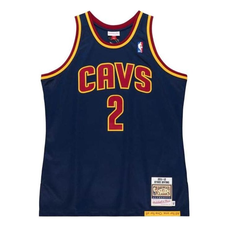 Dres Mitchell & Ness Authentic Kyrie Irving Cleveland Cavaliers Jersey Modrá | AJY44482-CCA11KIRASBL, 0