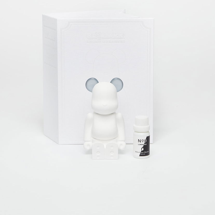 Zberateľské Medicom Toy BE@RBRICK AROMA ORNAMENT No.0 LUMINOUS Gray Biela | MT_0054