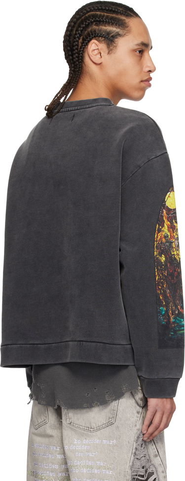 Sveter Who Decides War Who Decides War Anvil Crewneck Sweater Čierna | 1110010030SS25, 2