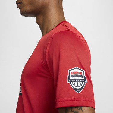 Tričko Nike USA Practice Basketball Tee Červená | FQ3628-614, 3