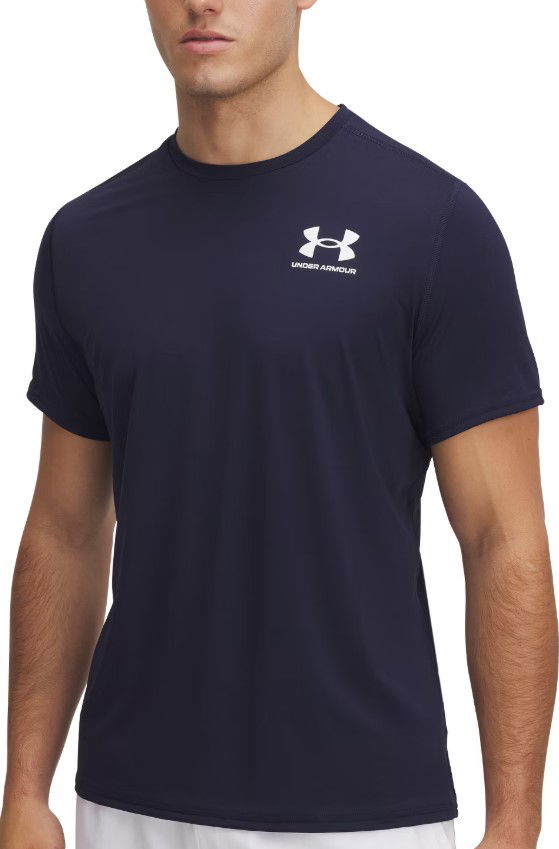 Tričko Under Armour HeatGear Fitted Short Sleeve T-Shirt Navy | 6000939-410, 0