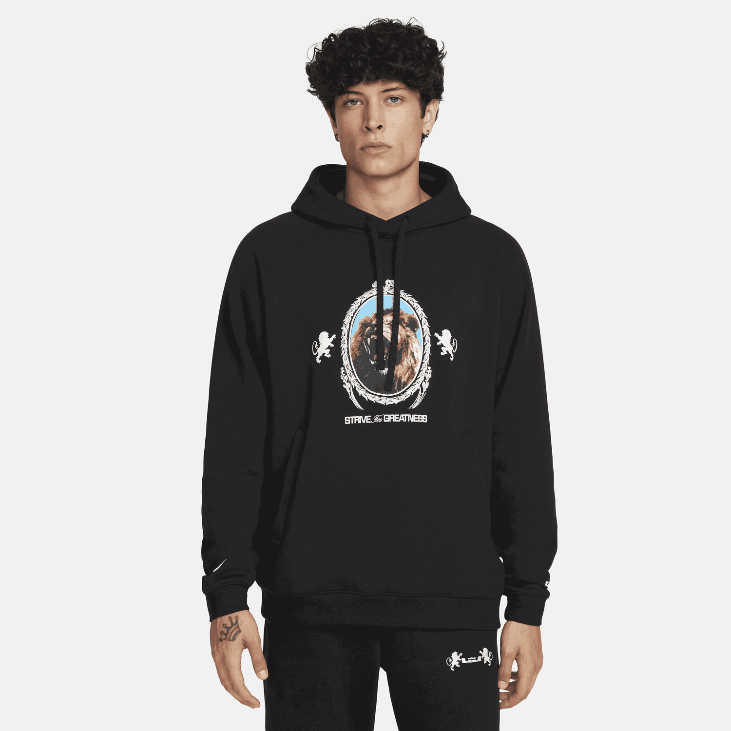 Mikina Nike LeBron Pullover Fleece Hoodie Čierna | FB7123-010, 0