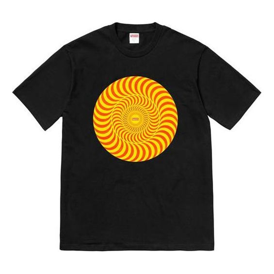Tričko Supreme Spitfire Classic Swirl Tee Čierna | SUP-SS18-449
