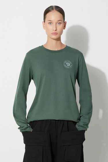 Tričko FJÄLLRÄVEN 1960 Logo T-Shirt Long Sleeve Zelené | F86989.679, 0