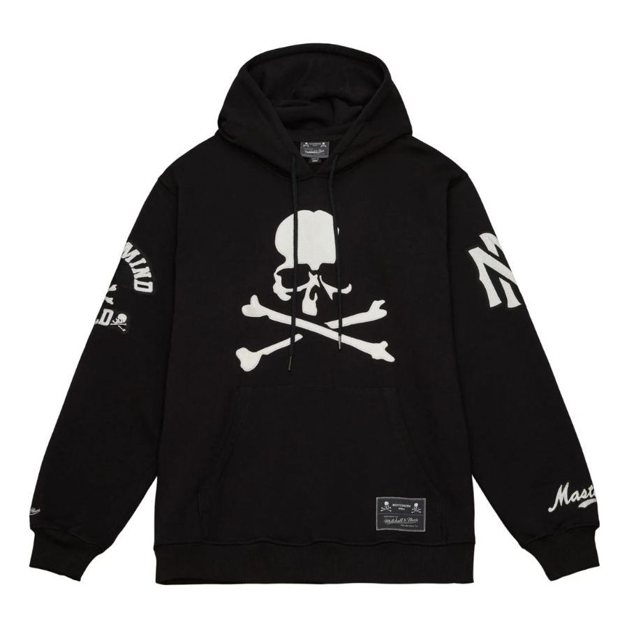 Mikina Mitchell & Ness Mitchell & Ness x Mastermind World Skull Logo Print Hoodie Čierna | OJPO7532-CLBYYPPPBLCK, 0